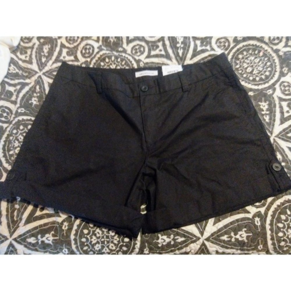 Liz Claiborne Black Shorts Sz 10